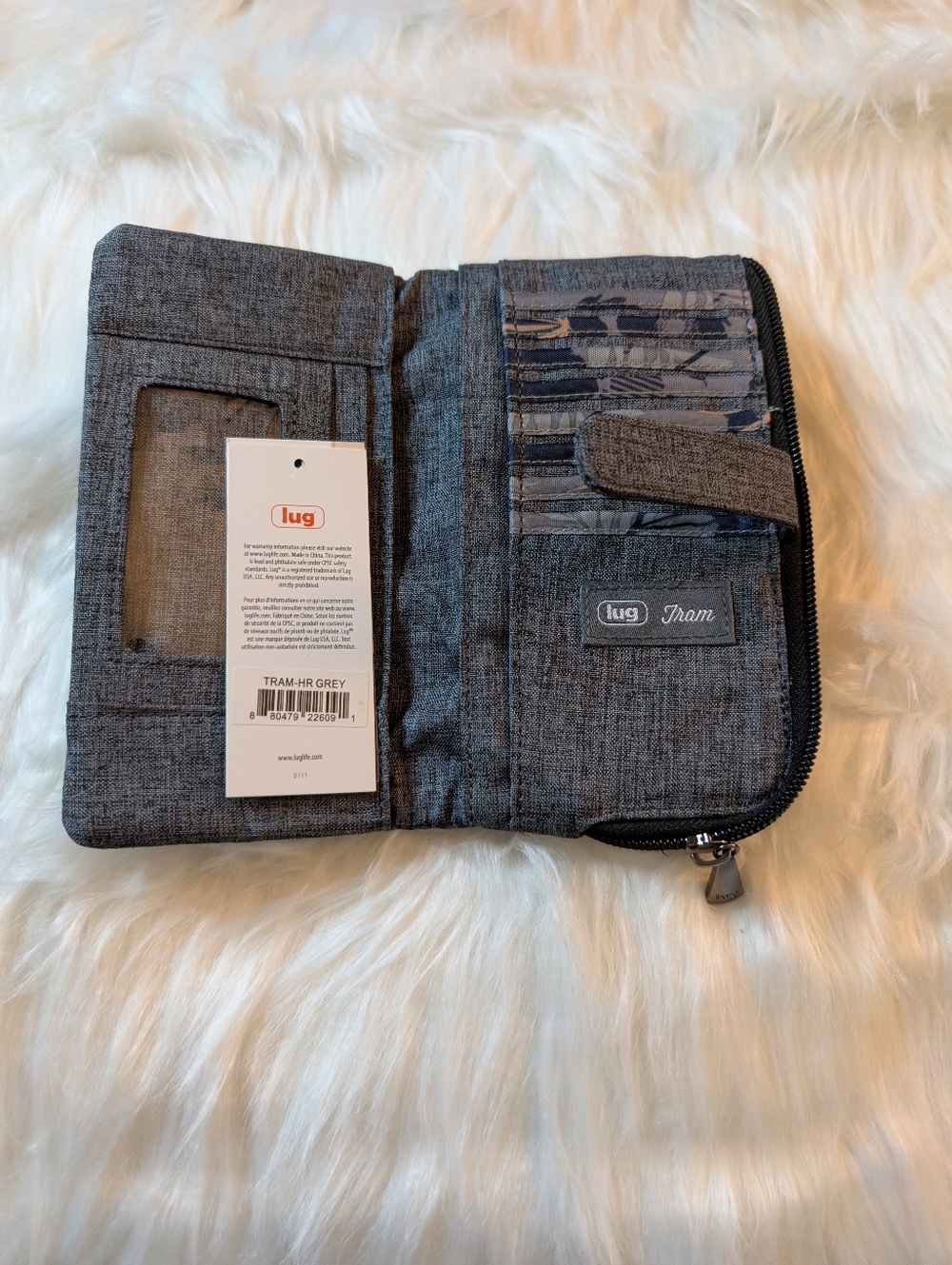 lug Grey Carousel Crossbody & Matching Tram Wallet  Bundle - Picture 3 of 8